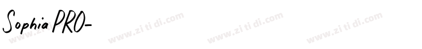 Sophia PRO字体转换